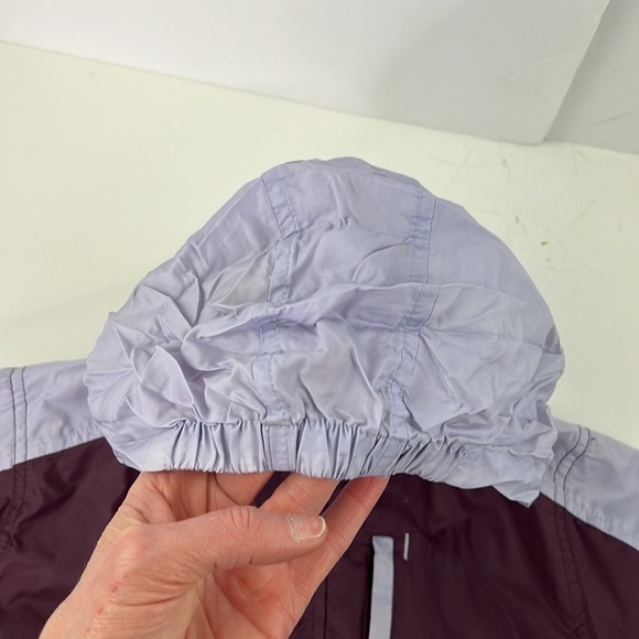 ROOTS Girls lined windbreaker rain jacket - Picture 6 of 8